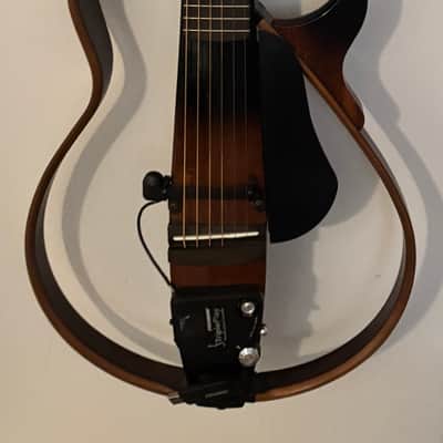 Yamaha SLG200S Silent Guitar 2010s - Tobacco SunburstFitted with Fishman Triple Play image 1