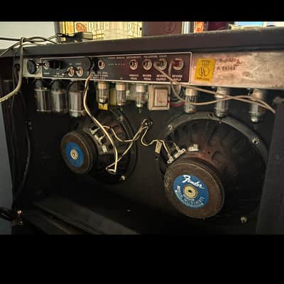Vintage 1973 Fender Vibrolux Reverb Tube Silverface image 3