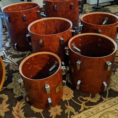 Sonor Horst Link Signature Series Bubinga Mid 1980's - Bubinga Wood with Heavy Beech Inner. image 5