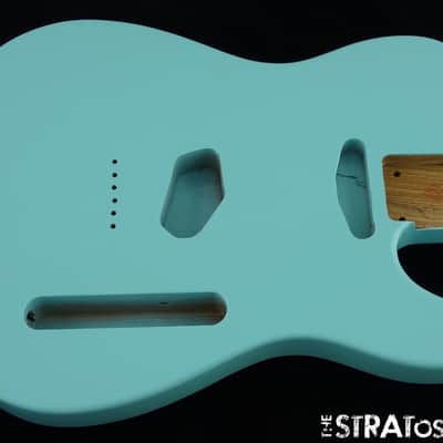 NEW Replacement BODY for Fender Telecaster Tele, Roasted Ash, Sonic Blue image 1