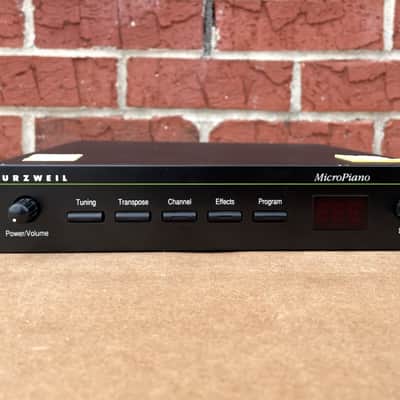 Kurzweil MicroPiano MIDI Sound Module vintage synthesizer as-is image 1