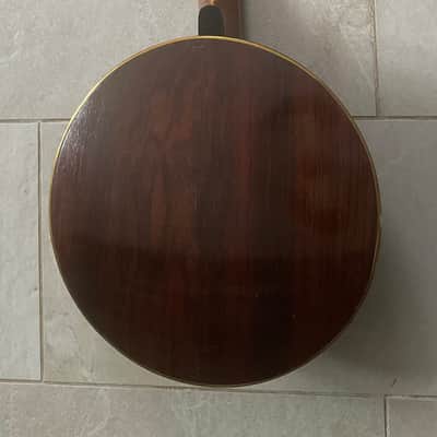 John Grey & Sons 5 String Banjo c/w resonator - Brass/Wood image 8