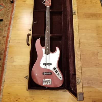 D. Lakin Joe Osborn Greg Rzab Custom 4-String Fretless Bass Burgundy Mist image 13