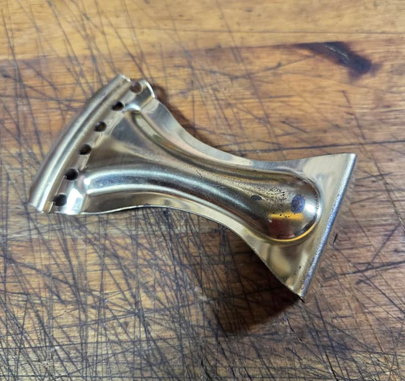 Vintage RARE Gold Supro Belmont Super Twin Single Ozark Sahara Electric Guitar Tailpiece Luthier Parts