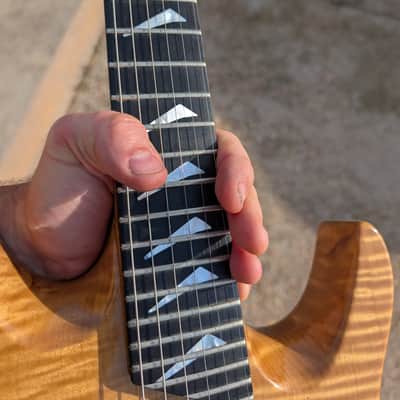 1990 Hamer Californian Elite Amber solid 5A maple xx rare image 13