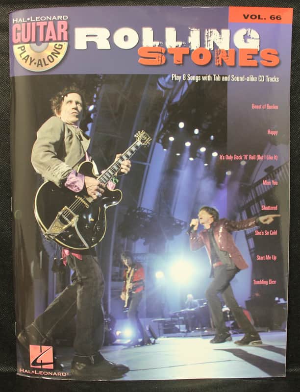 Rolling Stones: Guitar Play Along Vol 66 TAB Songbook w/Audio Online image 1
