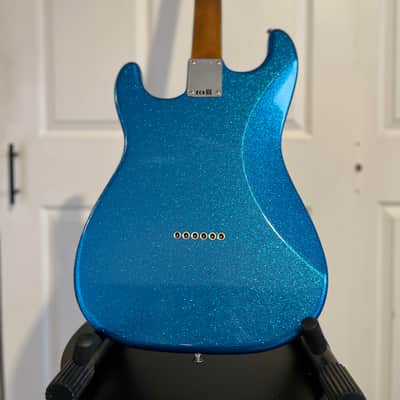 2023 Fender Custom Shop Limited Edition Dual P-90 Stratocaster Closet Classic Relic - Blue Sparkle image 17