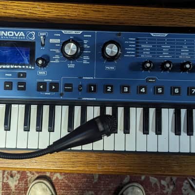 Novation MiniNova 37-Key 18-Voice Synthesizer 2012 - Present - Blue image 1
