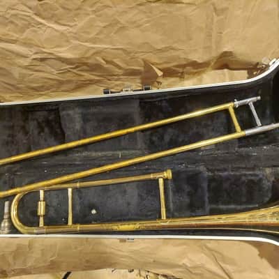 Blessing Scholastic Trombone, USA, Brass, with case and mouthpiece image 5