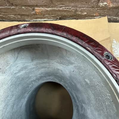 Unbranded 8.5" Goblet Doumbek / Darbuka Hand Drum Shell – Textured Burgundy – Project / Parts Only image 11