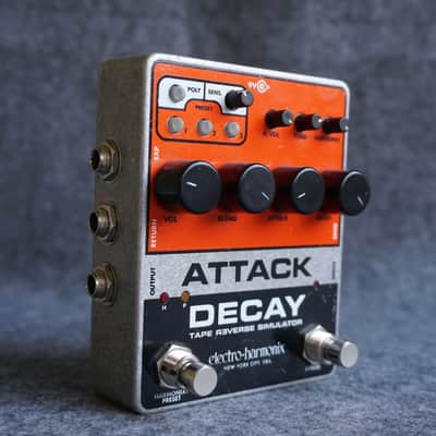 Electro-Harmonix Attack Decay Reverse Tape Simulator 2019 - Present - Orange / Black image 2