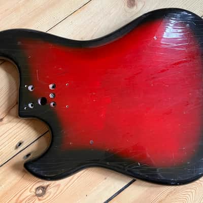 1960s Burns Baldwin Split Sound Jazz Guitar Body Made in England image 10