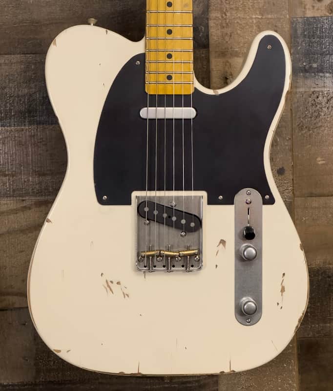 Nash T-52 Olympic White Medium Aging Guitar image 1