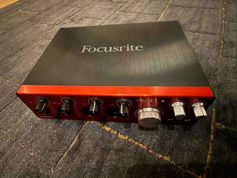 Focusrite Clarett 4Pre Thunderbolt Audio Interface with USB-C Adapter image 1