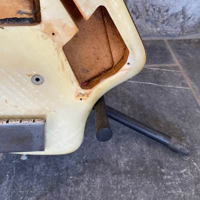 Immagine Vintage Layolo Bass (Made in Italy) - Pearloid Body - Restoration Project - 7