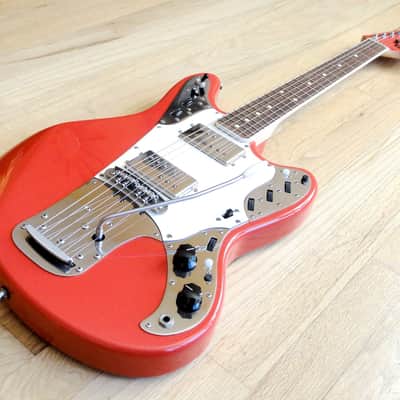 Bilt Relevator USA Made Custom Offset Electric Guitar Fiesta Red Mastery & ohsc image 13