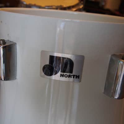 North 4 Piece Set 1969 Fiberglass.  MINT. Collectible. Awesome Sound. Head sizes 22, 14, 12, 10"HUGE image 8