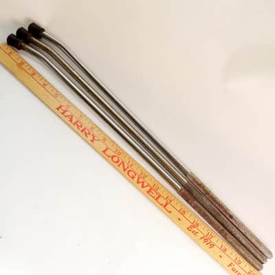 *Gretsch 3x 14,16"Floor Tom Drum Legs 20" Top-Knurling Chrome Vintage 60s RB USA image 4