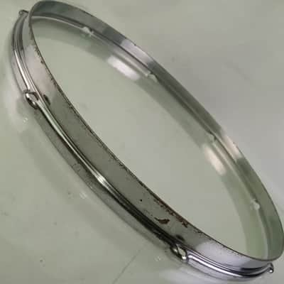 Slingerland 16"COB Stick-Chopper Radio King Floor Tom Drum Chrome-BRASS Rim/Hoop image 3