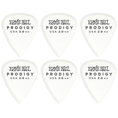 ERNIE BALL 9202 Prodigy Standard Pick Pack 200mm Plektren (6Stück) weiss image 1