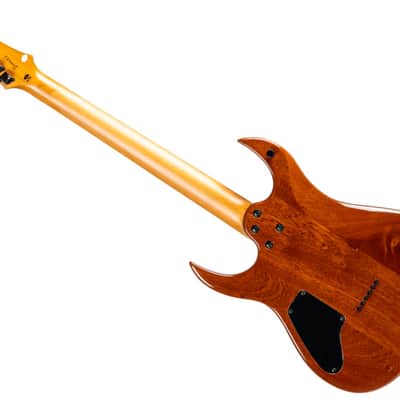 Spira S-500 QAB 500 Series Double Cutaway Mahogany Quilted Maple Top Canadian Roasted Maple Neck 6-String Electric Guitar image 2