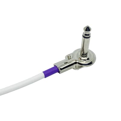 Doc's Basement GhostPatch 6" Super Thin Pedal Patch Cable Purple image 3