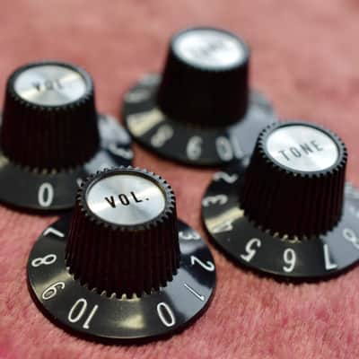 Vintage 1960's Gibson Witchhat Knob Set Witch Hat SG Standard ES-335 ES175 image 2