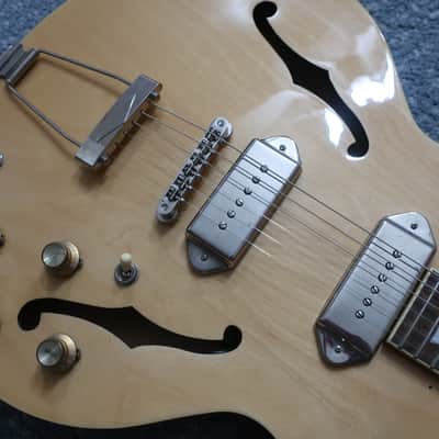 2021 Epiphone Casino Dot Guitar Reissue Natural Blonde Near Mint P 90s ES-335 Dot image 4