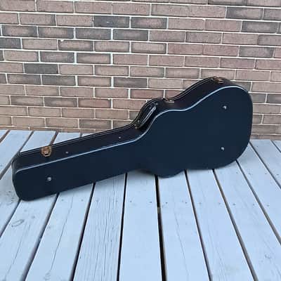 1960s Dreadnought Jumbo Acoustic Case Black / Purple Victoria Lifton image 3