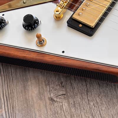 2014 Gibson Custom Shop Mahogany 1959 Flying V - Walnut image 4