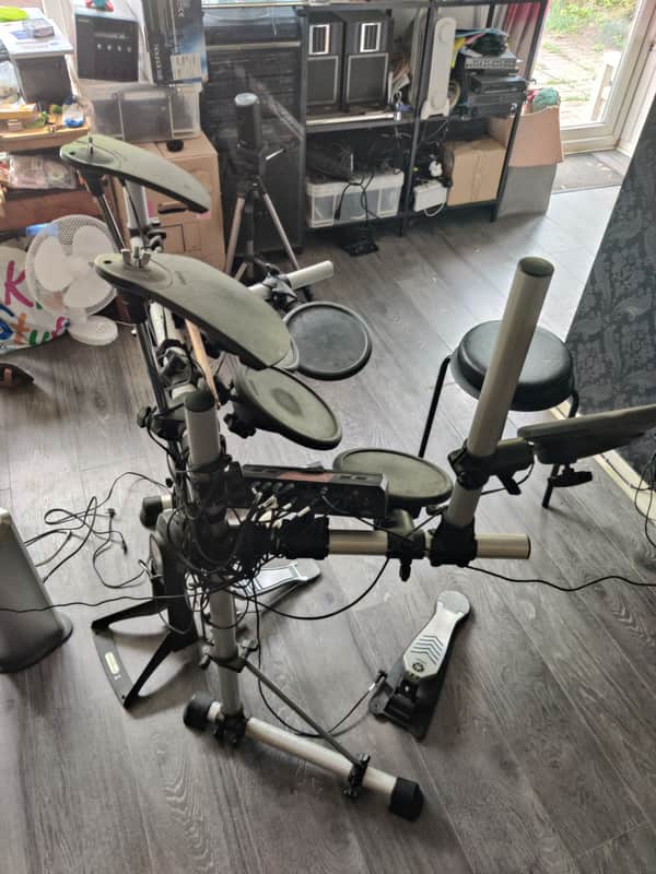 Yamaha DTXplorer with kick pedal image 1