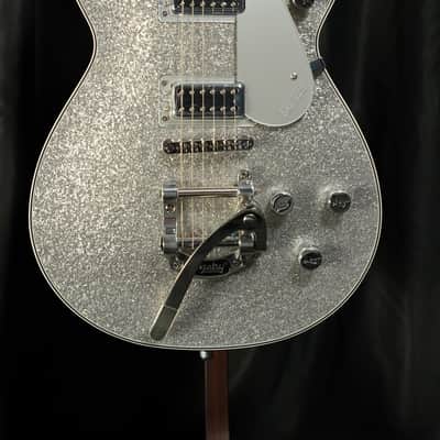 Gretsch G5230T Electromatic® Sparkle Jet™ FT Single-Cut with Bigsby® 2025 - Silver Sparkle image 2