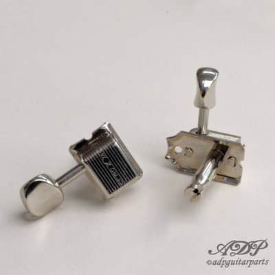 6 Lefty Machine Head in line Vintage Kluson Single Line 1:15 Left Hand Tuners Ni image 3
