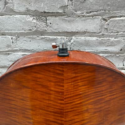 Artisan Strings Bravura Model 300 4/4 Cello 2006 Natural Finish w/ Original Gig Bag - Poor Condition, Cracked Wood image 20