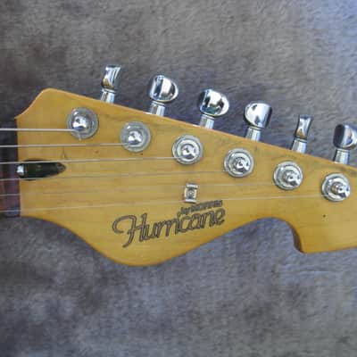 Hurricane by Morris Stratocaster from the '80s Gloss Black - JAPAN