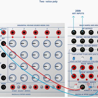 Buchla Tiptiop 264t QUAD Sample & Hold (BPNYC) image 3