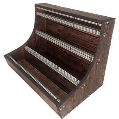 10U / 104hp Eurorack case MARIA • Rails + M3 nuts / Dark oak / Unpowered image 3