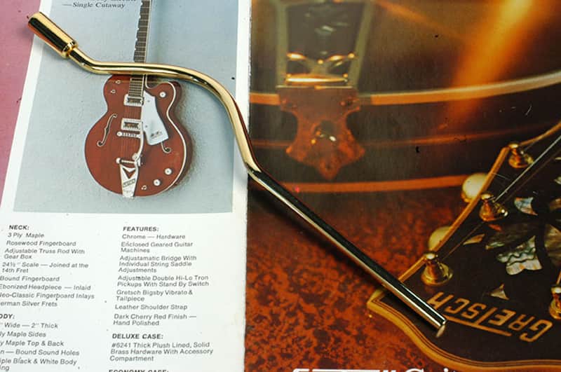 Gretsch 0839G Chet Atkins Bigsby 9.5" Gold Vibrato Arm, 0061693000 image 1