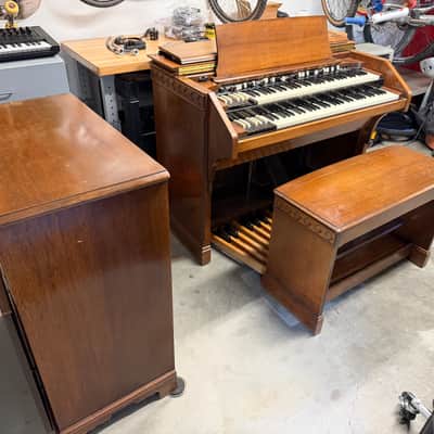 Hammond CV Organ 1945 - 1949 - Natural with ER20 Tone cabinet image 9