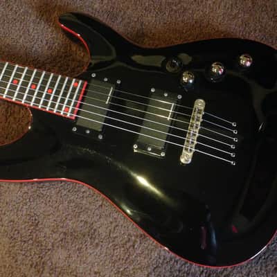Schecter C1 Shedevil She Devil Electric Guitar RARE Inlay Active