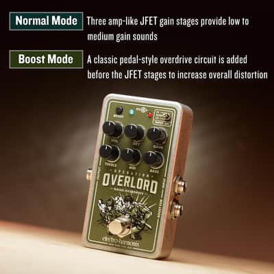 Electro-Harmonix Nano Operation Overlord Allied Overdrive Pedal image 6