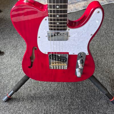 Tele-Style Semi-Hollow 'Partscaster' Electric Guitar image 1
