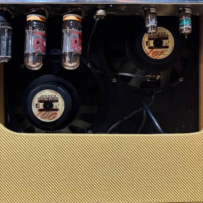 Fender Super 5F4 Narrow Panel 18-Watt 2x10" Guitar Combo 1958 - Tweed image 13