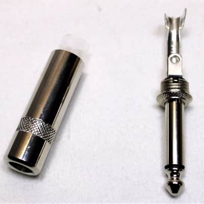 (2) Two Genuine REAN by NEUTRIK NYS224 Mono 1/4" Cable Mount Jack Nickel Plated image 4