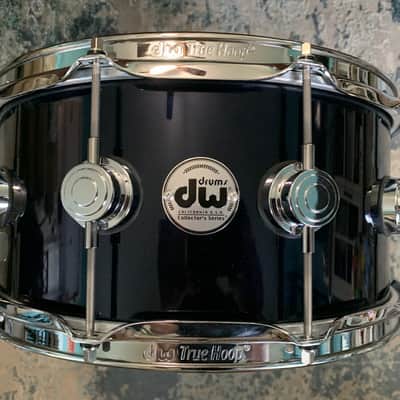 DW Collectors 6.5 x 14 Lacquer Specialty Snare Drum (Purple pearl over solid black) image 6