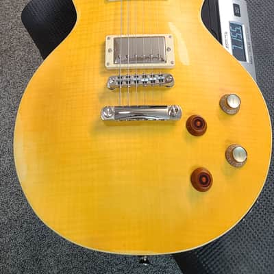 Vintage V100 Icon Peter Green Greenie Les Paul style LP - Lemon Drop image 15