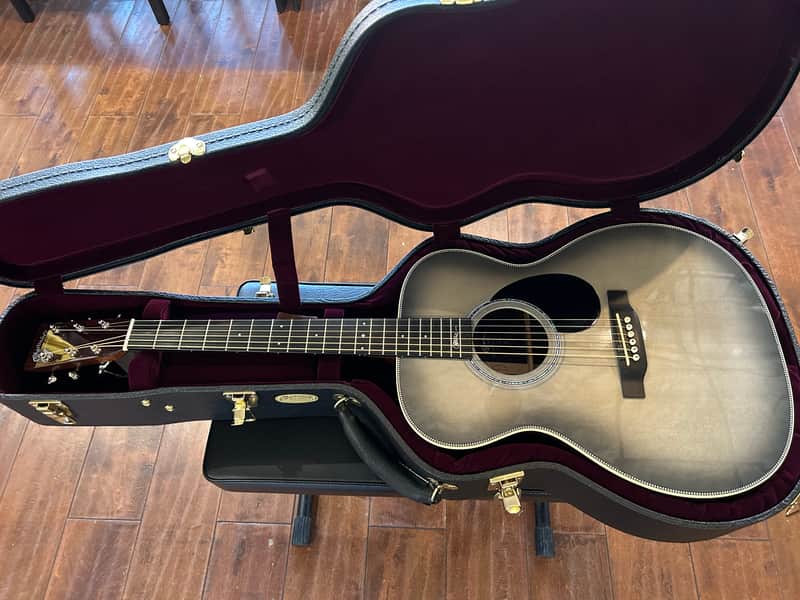 Martin OMJM John Mayer 20th Anniversary - Platinum Gray Burst / 4lbs. 8.9oz. #2911326 image 1