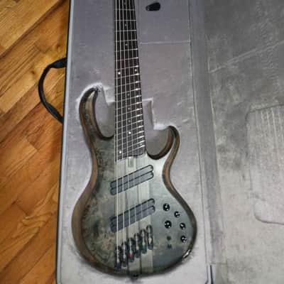 Ibanez BTB806MS-TGF Bass Workshop 2022 - Present - Transparent Gray Flat image 1