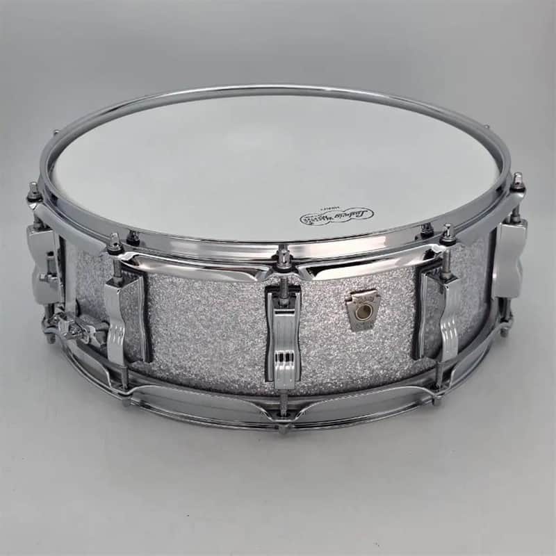 Used Ludwig Classic Oak Snare Drum 14x5 Silver Sparkle - Very Good image 1