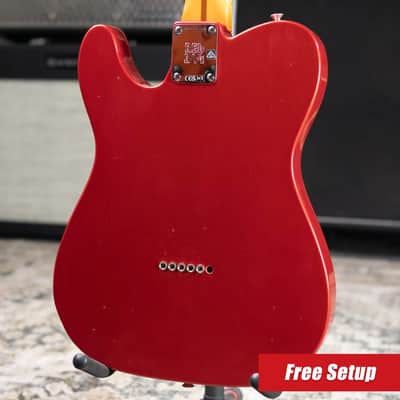 Fender Stories Collection Mike Campbell Red Dog Telecaster Electric Guitar - Red Dog Red with Hardshell Case - Used image 2
